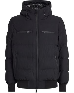 Moose Knuckles Down Soho Bomber Jacket - Black