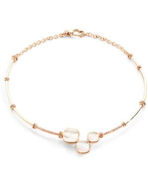 Pomellato Rose, Diamond, Topaz And Mother-Of-Pearl Nudo Rivière Necklace - Natural