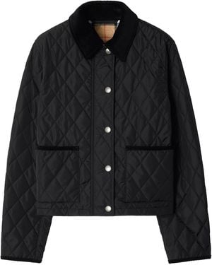 Burberry Cropped Jacket - Black