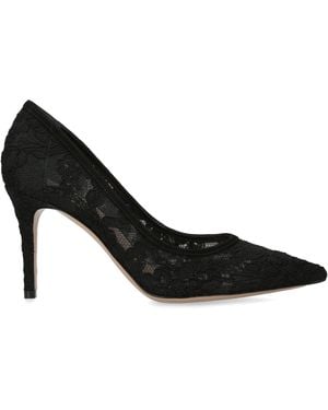 Gianvito Rossi Claudia's Lace Neckline - Black