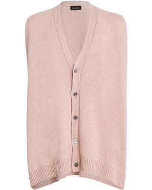 Eskandar Cashmere Oversized Cardigan - Pink
