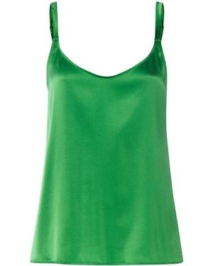 Hanro X Charlotte Adam Silk-Blend Camisole - Green