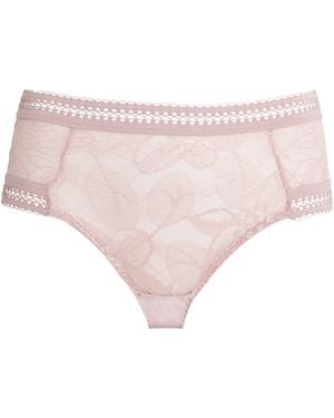 Maison Lejaby Lace Songe Shorty Briefs - Pink