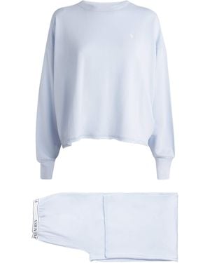 Polo Ralph Lauren Terry Long Pyjama Set - Blue
