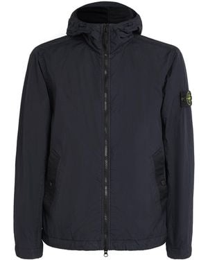 Stone Island Nylon Crinkle Reps Jacket - Blue