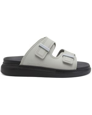 McQueen Oversized Hybrid Sandals - Grey