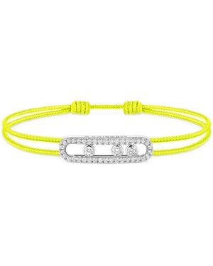 Messika Cares And Diamond Pavé Bracelet - Yellow