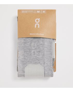 On Shoes Merino Wool-Blend Ultra Socks - Grey