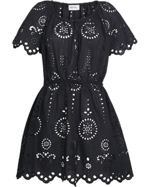 Matteau Cotton Broderie Anglaise Mini Dress - Black