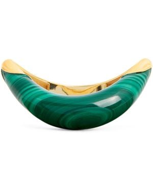 L'Atelier Nawbar And Malachite Boa Stackable Ring - Green