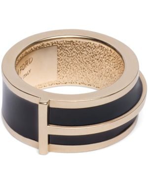 Tom Ford Enamel Ring - Black