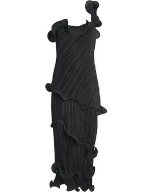 Cult Gaia Pleated Payton Gown - Black