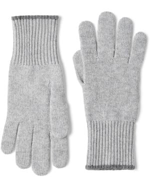 Brunello Cucinelli Cashmere Gloves - Grey