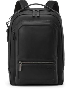 Tumi Leather Harrison Backpack - Black