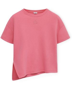 Loewe Asymmetric T-Shirt - Pink