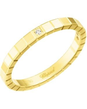 Chopard And Diamond Ice Cube Ring - Metallic