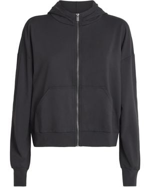 Vuori Halo Cropped Hoodie - Black