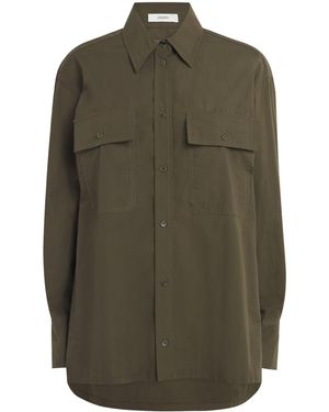 JOSEPH Cotton Poplin Ranya Shirt - Green