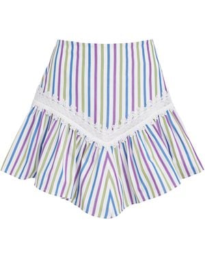 Claudie Pierlot Cotton Mini Skirt - Blue