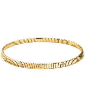 BVLGARI And Diamond Tubogas Necklace - Natural