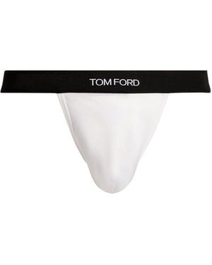 Tom Ford Logo Jock Strap - Black