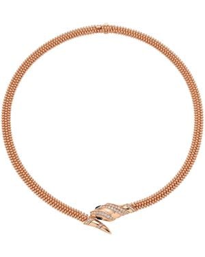 BVLGARI And Diamond Serpenti Necklace - Metallic