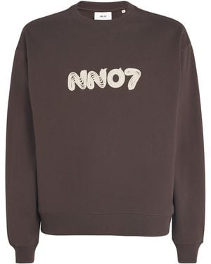 NN07 Organic Cotton David Sweatshirt - Brown