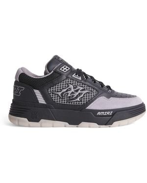 Amiri Leather Ma-94 Trainers - Grey