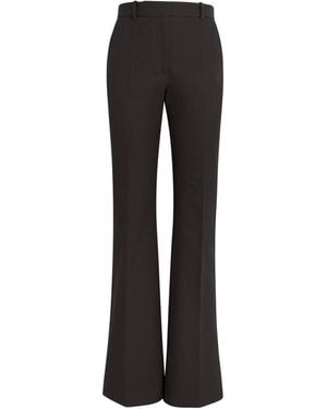 JOSEPH Stretch-Gabardine Tafira Flared Trousers - Black
