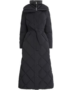 Mackage Quilted Layered Laurella Puffer Coat - Black