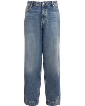 Emporio Armani J90 Wide-Leg Jeans - Blue
