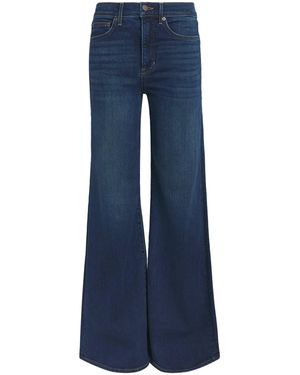 Veronica Beard Joplin High-Rise Flare Jeans - Blue
