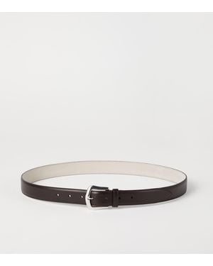 Brunello Cucinelli Calfskin Belt - White