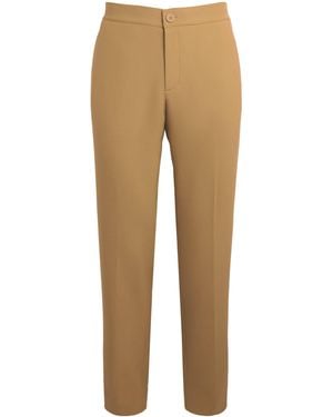 Sandro Stretch Jersey Trousers - Natural