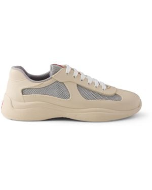 Prada Rubber America's Cup Trainers - Natural