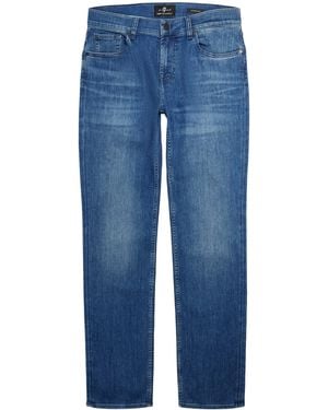7 For All Mankind Straight Luxe Performance Jeans - Blue