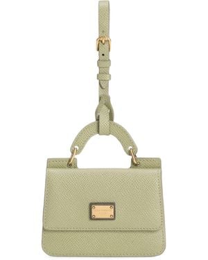 Dolce & Gabbana Calfskin Dauphine Card Holder - Metallic