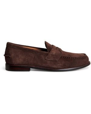 Polo Ralph Lauren Suede Alston Penny Loafers - Brown