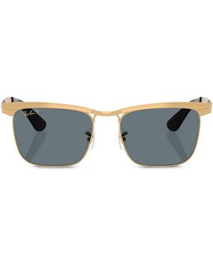 Ray-Ban Metal Wayfarer Deluxe Square Sunglasses - Blue