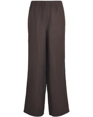 With Nothing Underneath Hemp The Palazzo Trousers - Brown