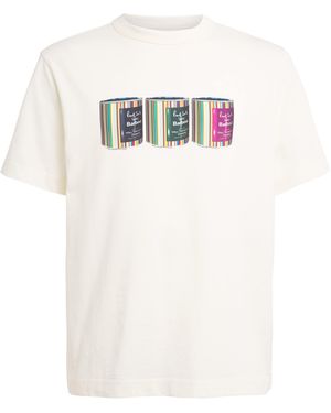 Barbour X Paul Smith Cotton Tinned T-Shirt - White