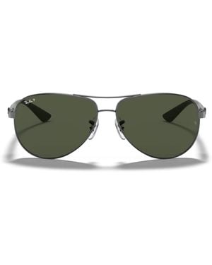Ray-Ban Carbon Fiber Pilot Sunglasses - Green