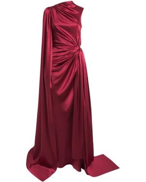 ROKSANDA Silk Satin Asymmetric Orien Gown - Red