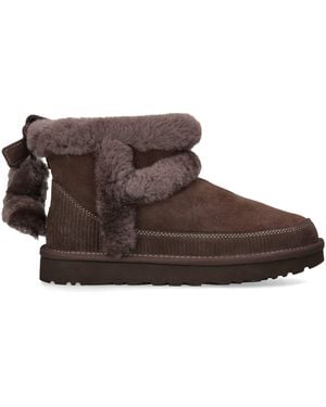 UGG Suede Classic Mini Heritage Boots - Brown