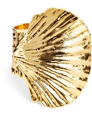 RIXO London Tone Salene Shell Bracelet - Metallic