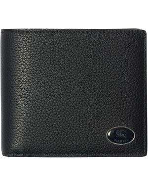 Burberry Leather Cotswolds Bifold Wallet - Black