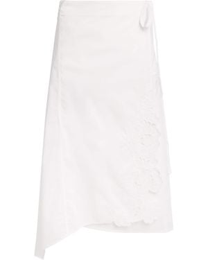 SIR. Cotton Klara Midi Skirt - White