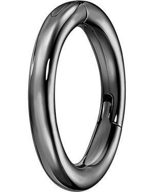 Maria Tash Plain Single Hoop Earring - Black