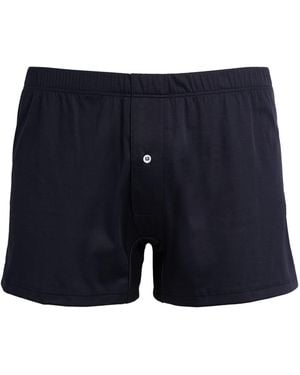 Zimmerli of Switzerland 286 Sea Island Boxer Briefs - Blue