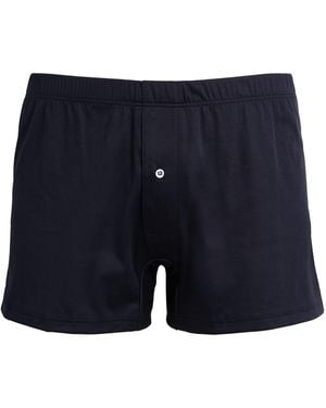 Zimmerli of Switzerland 286 Sea Island Boxer Briefs - Blue